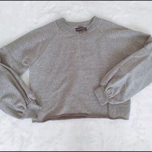 Catherine malandrino cropped sweater